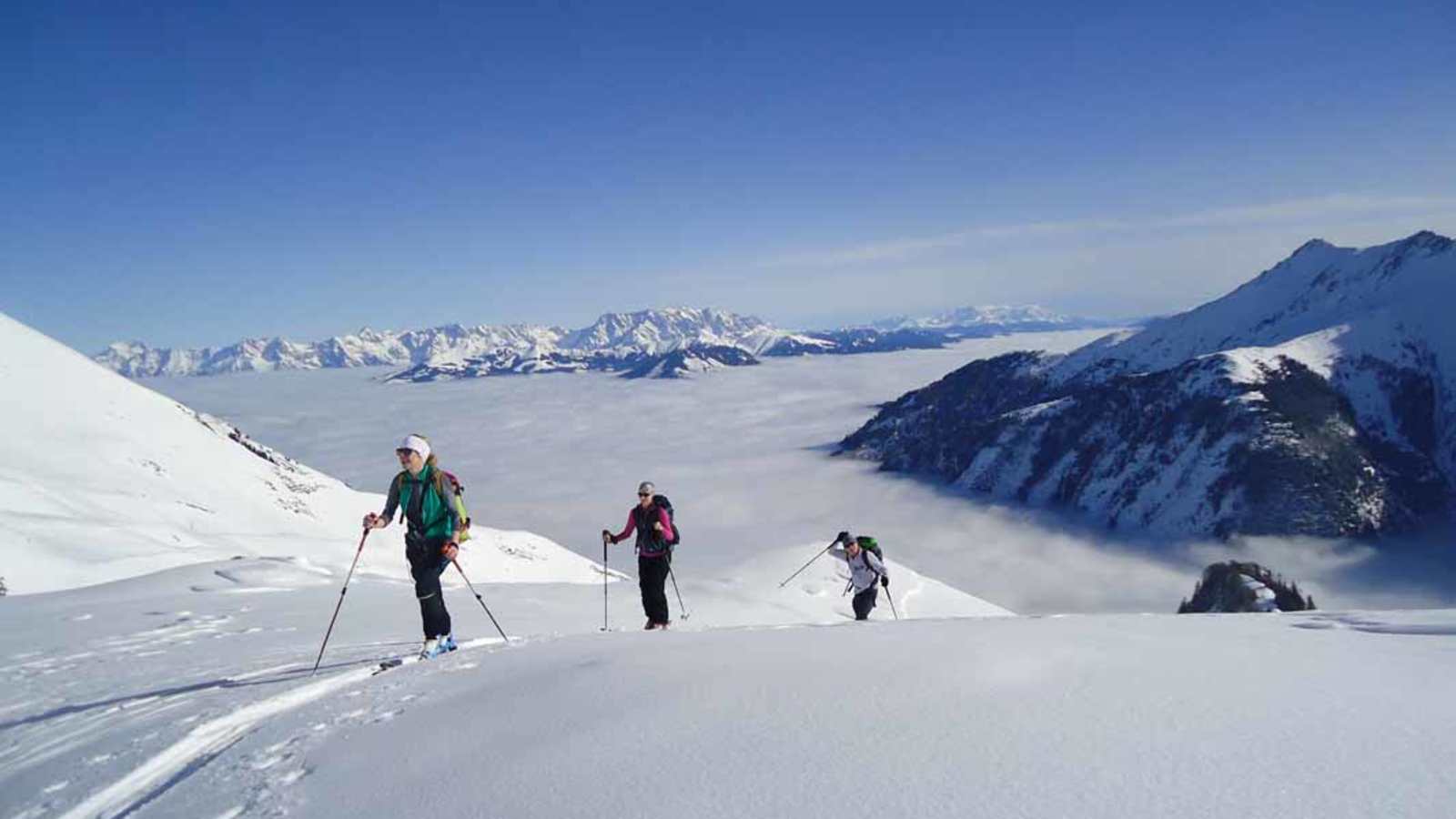 Skitour mit Panorama