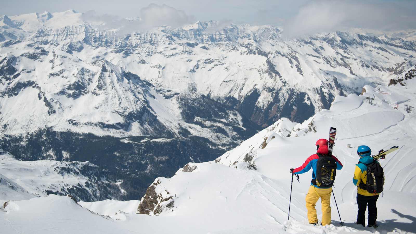 Privat führen Skitouren Magdalena in steiles und einsames Gelände