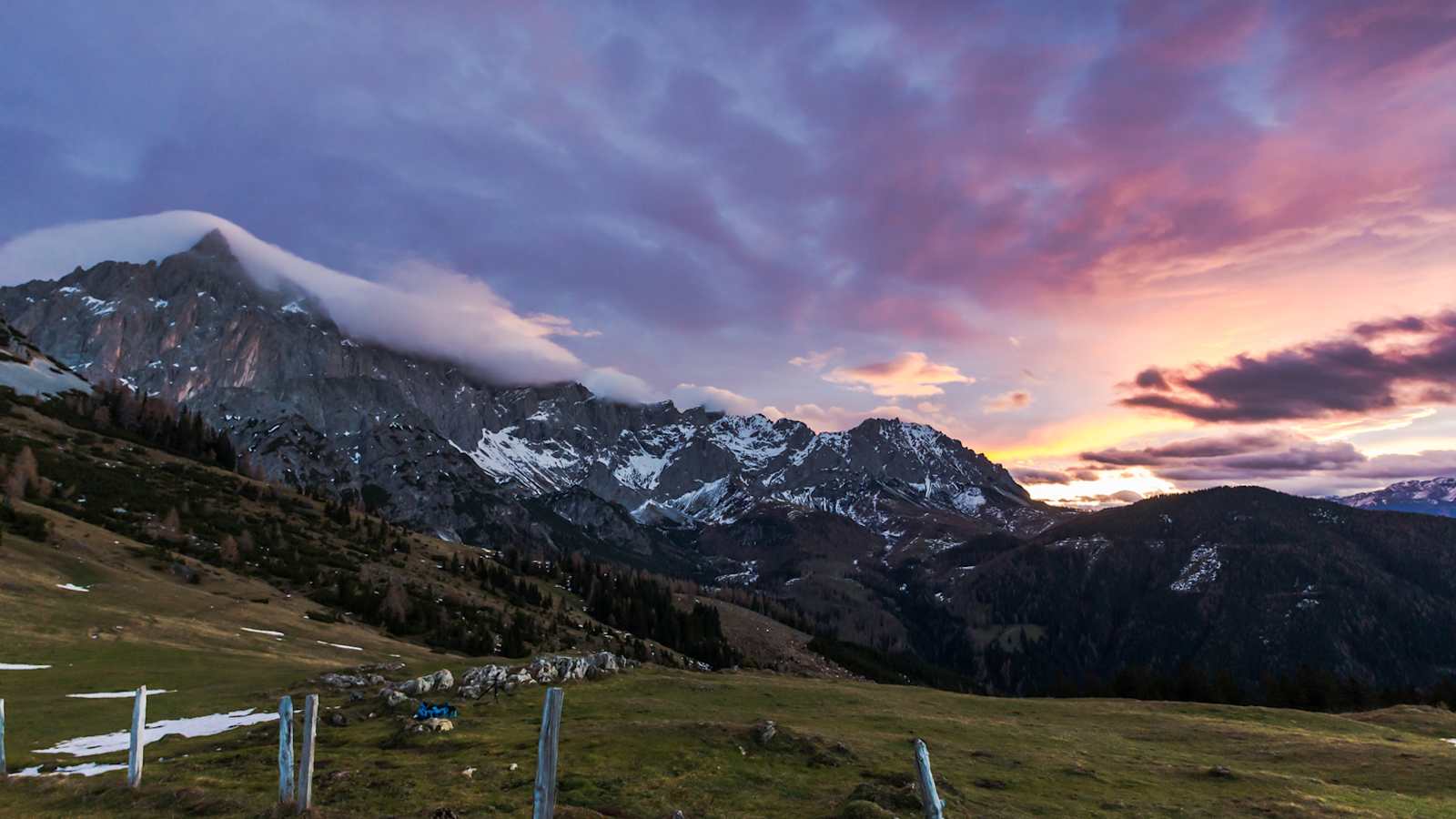 Sonnenaufgang in den Schladminger Tauern, Filzmoos