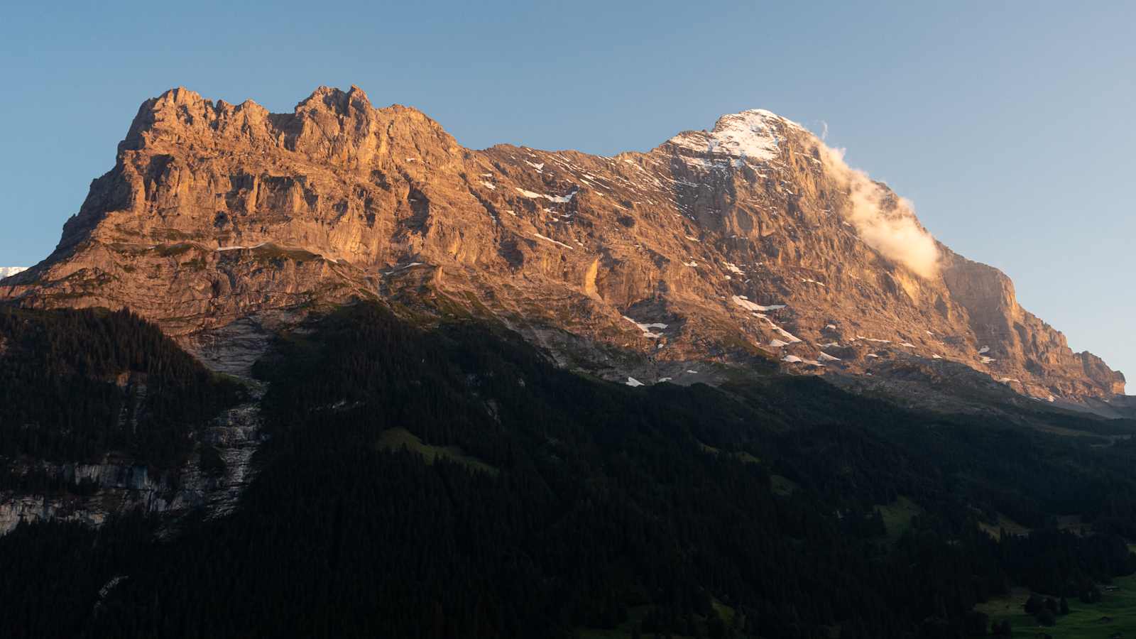 Der Mittellegigrat auf den Eiger