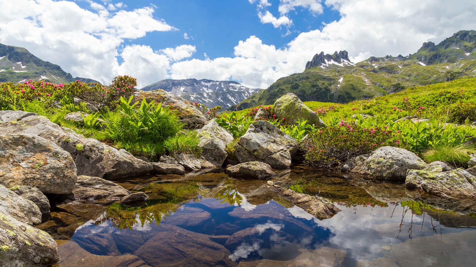 Kleiner Bergsee bei Rohrmoos im Untertal