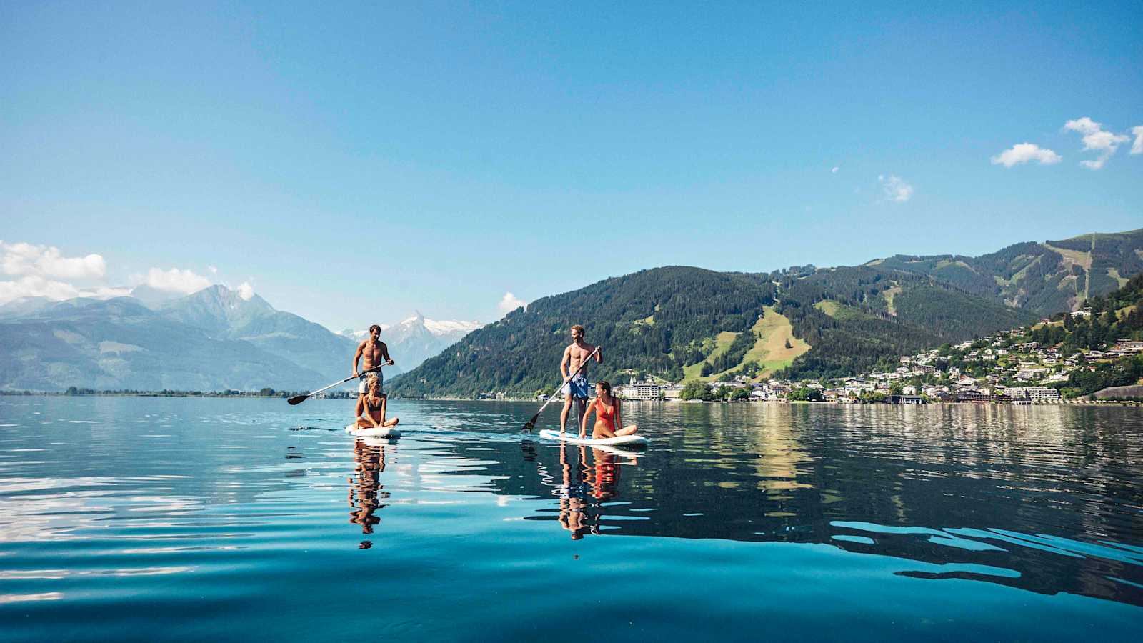 Stand-up-Paddling am Zeller See