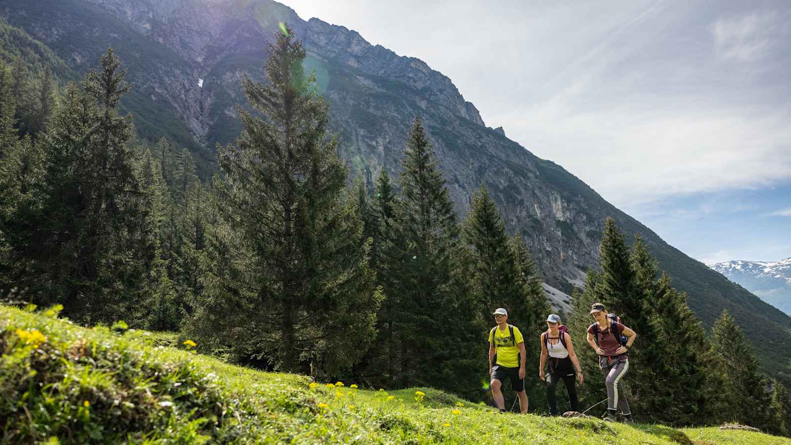 Auf dem Weg zur Steinseehütte