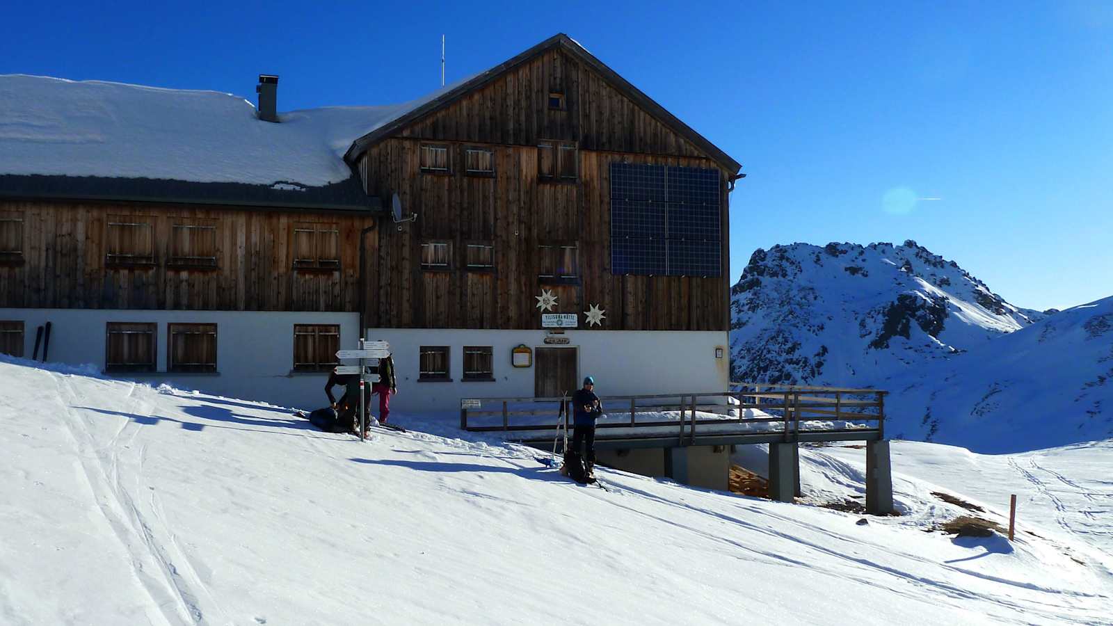 Die Tilisunahütte auf 2.211 m