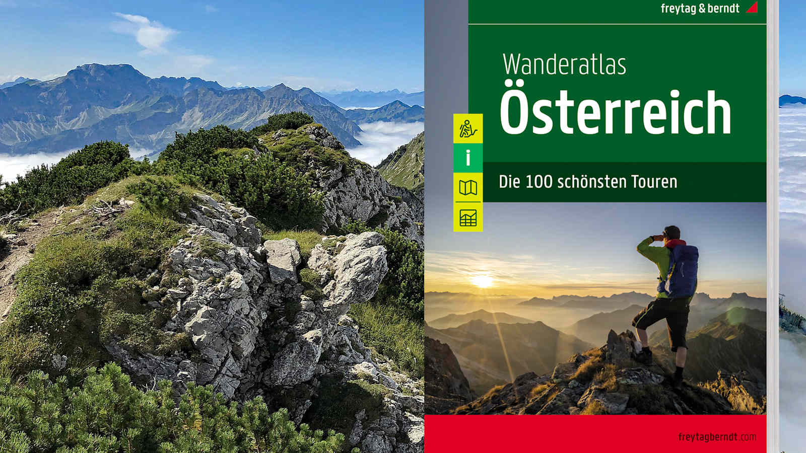 Jubiläums-Wanderatlas Österreich von freytag & berndt