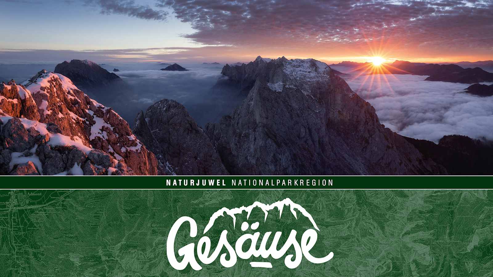 Titelseite des Bildbands: Naturjuwel Nationalparkregion Gesäuse