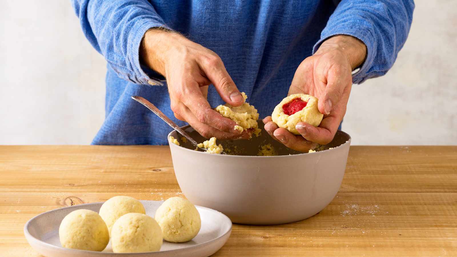 Erdbeer-Topfenknödel Rezept