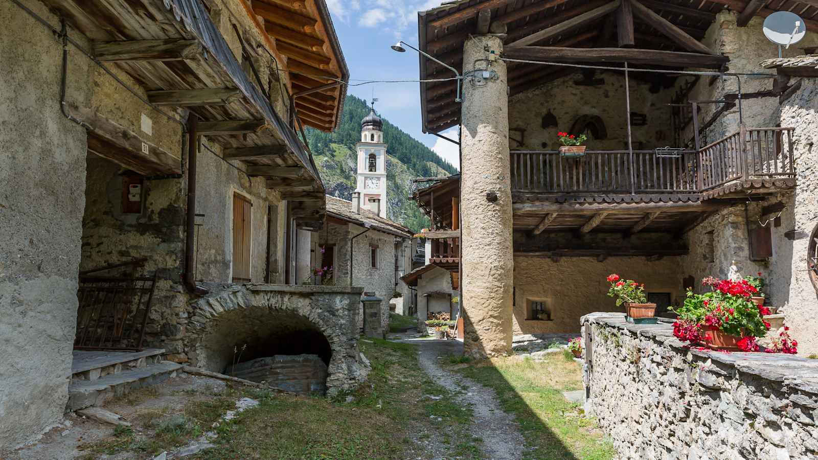 Idyllische aber einsame Dörfer im Valle Maira