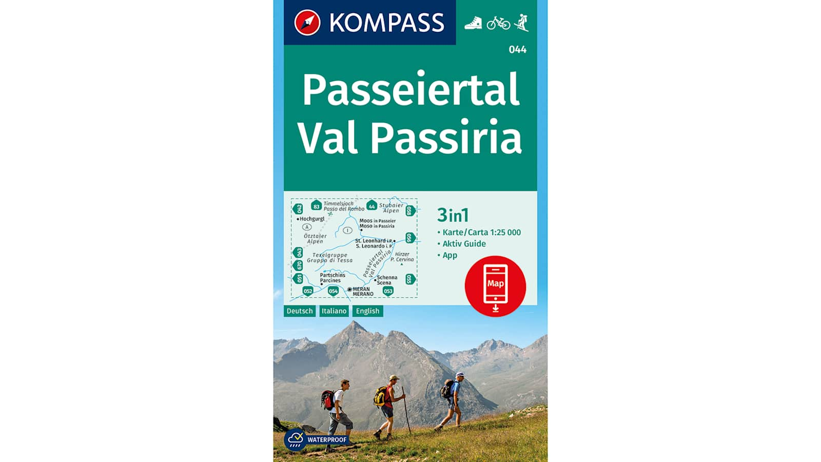 Die passende Wanderkarte zur Tour dazu: Passeiertal WK 044.