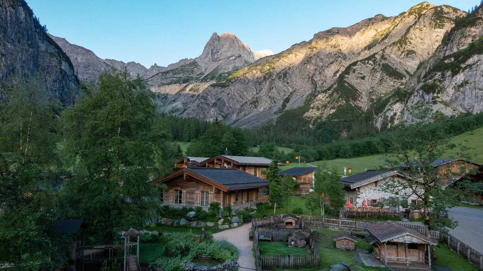 Morgenstimmung auf der Gramai Alm