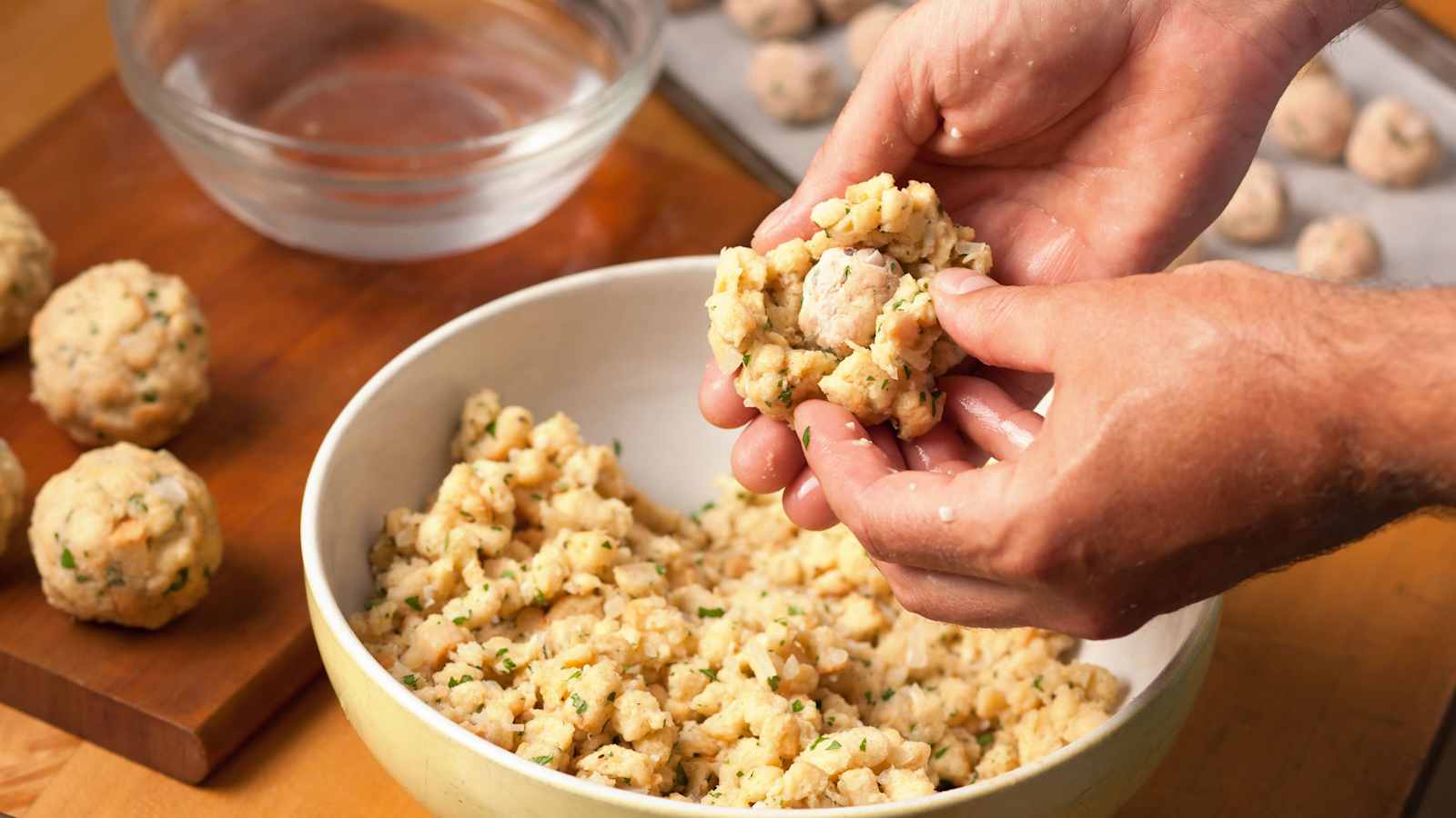 Gefüllte Knödel vom Waxriegelhaus in der Steiermark