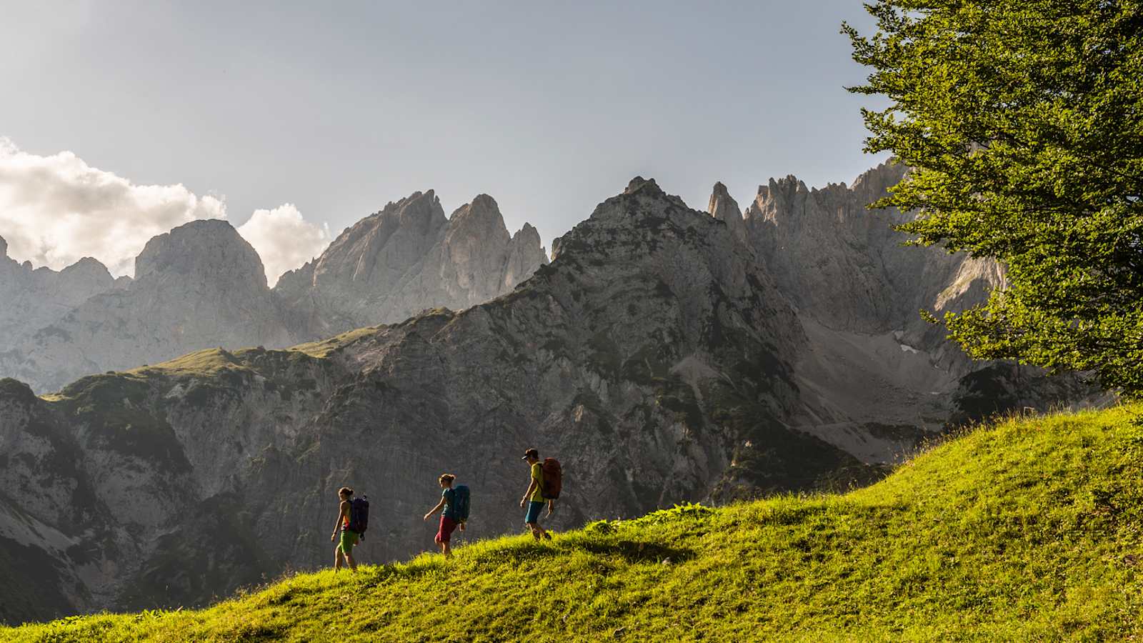 Wanderer am Wilden Kaiser