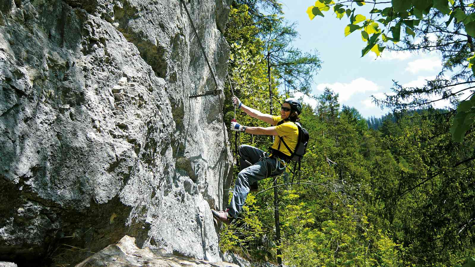 Klettersteig Zahme Gams in Salzburg