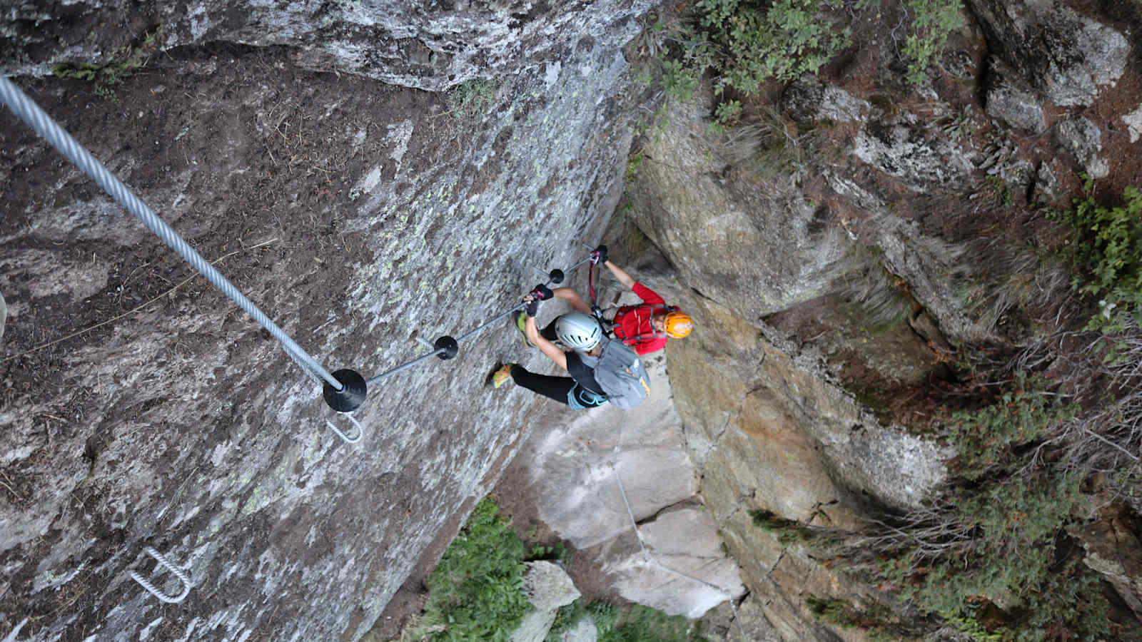 Der Zielklettersteig bei Meran