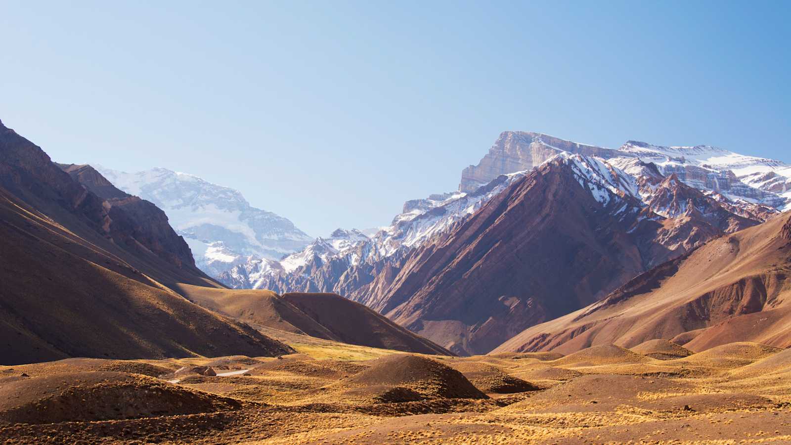 Aconcagua in den Anden in Argentinien