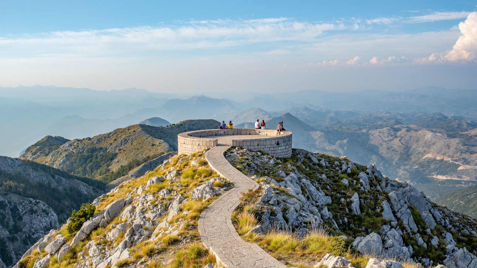 Aussichtsplattform im Lovćen-Gebirge nahe Kotor