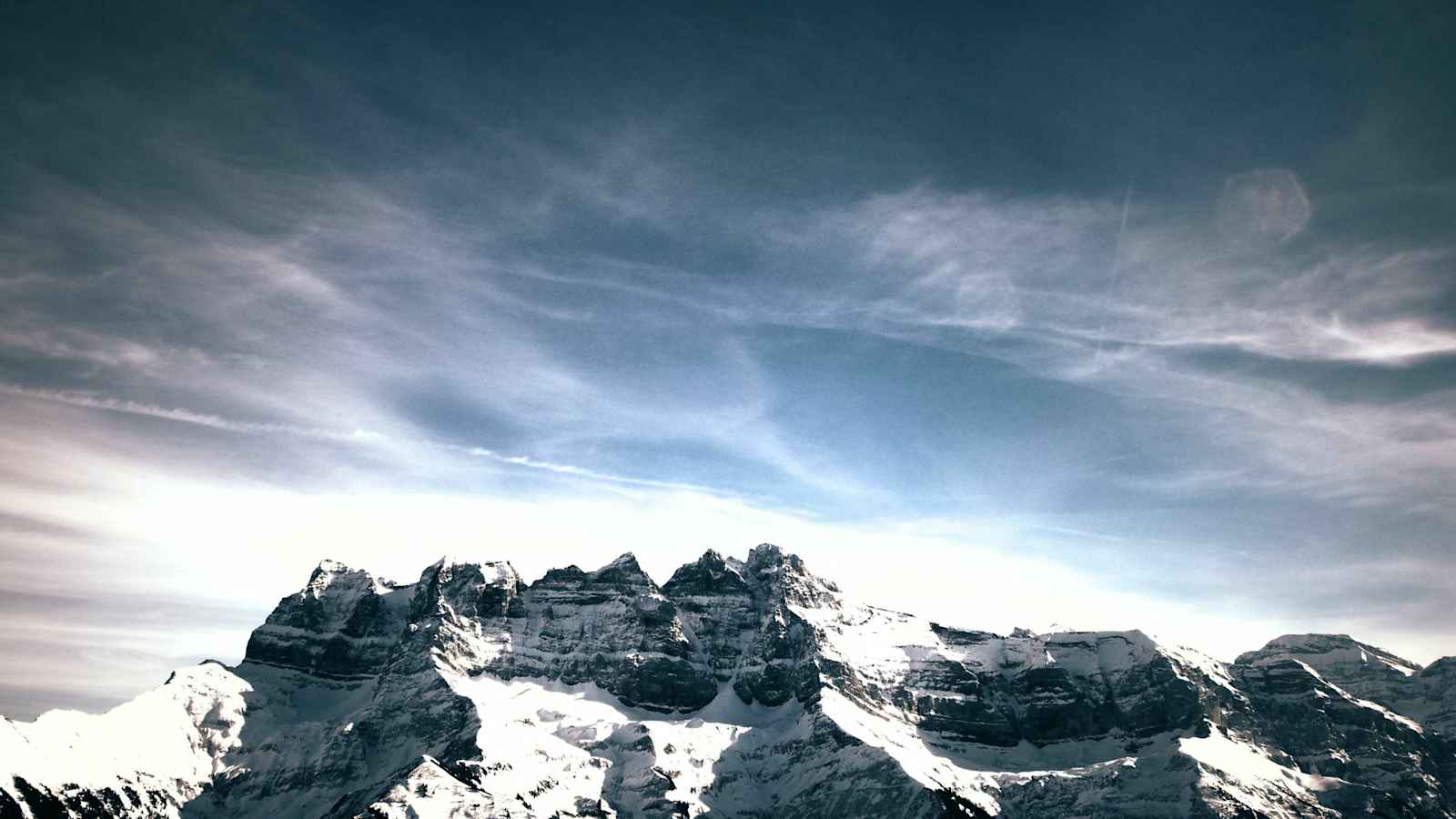 Alpen: Bergpanorama