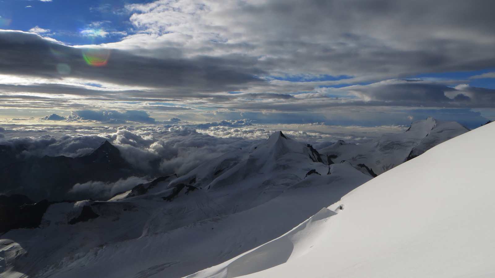 Walliser Alpen: Unterwegs am Alphubel in der Allalingruppe