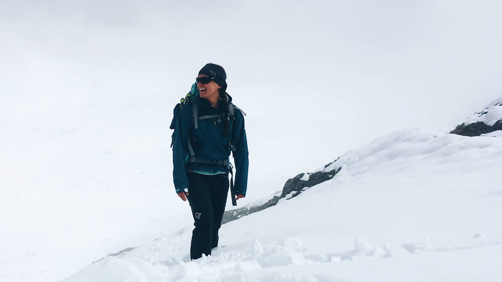 Alpenüberquerung: Ana Zirner in Graubünden