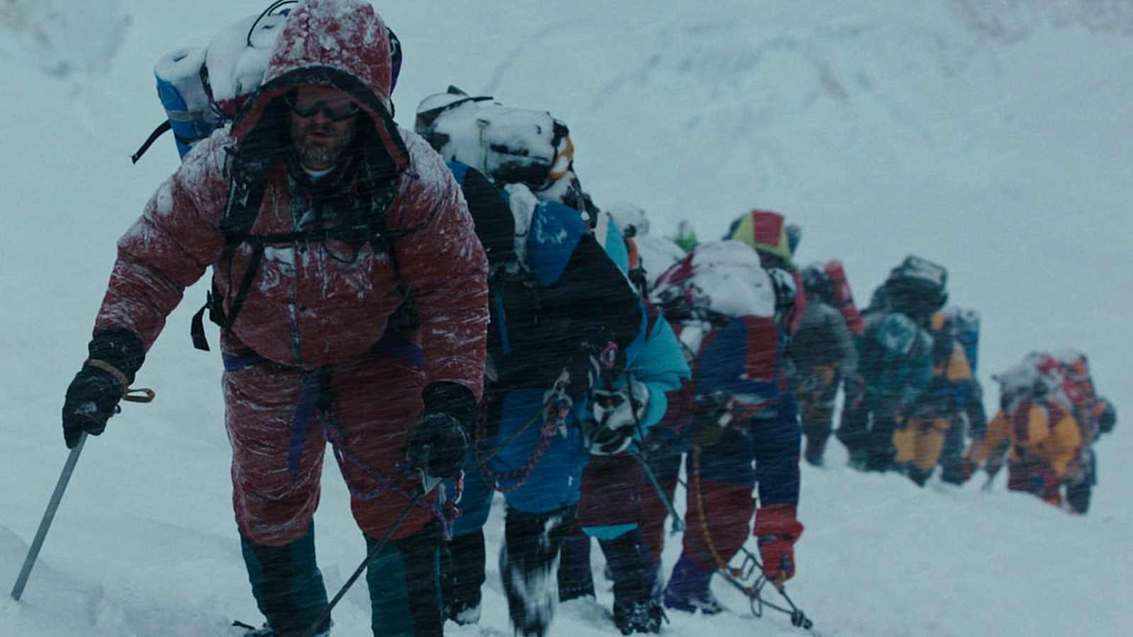 Aus dem Film "Everest 3D": Anstieg im Gänsemarsch