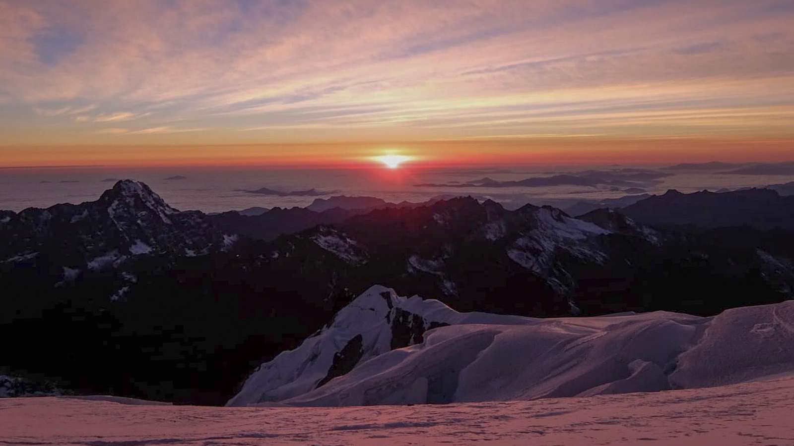 Sonnenaufgang Huayna Potosi