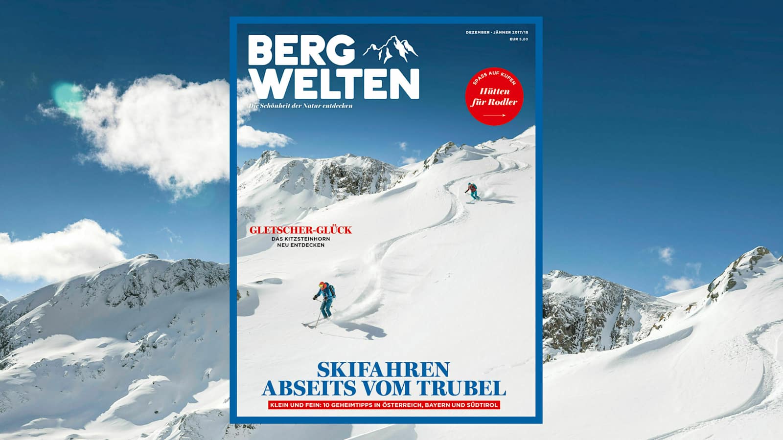 Cover: Bergwelten Magazin (Dezember/Januar 2017/18)