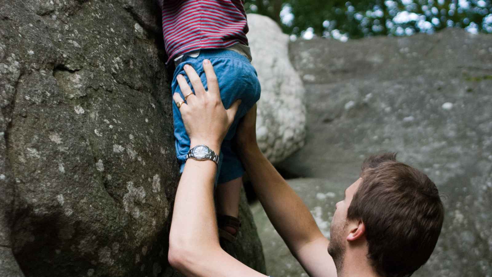 Bei Kinder ist es besser ganz knapp am Körper zu spotten