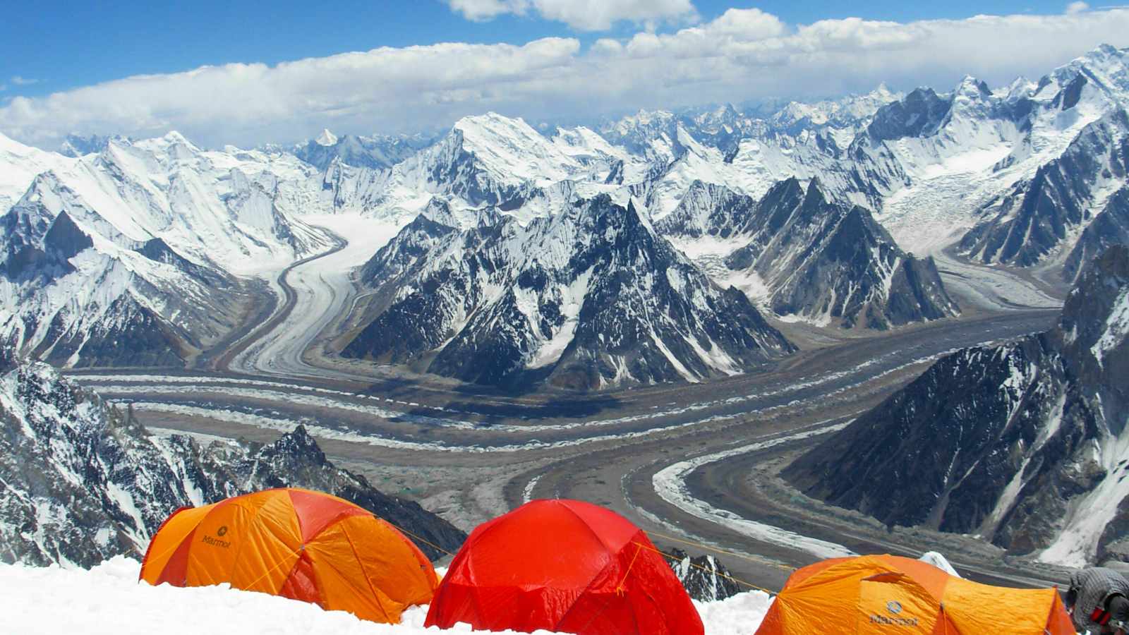 Hochlager am Broad Peak im Karakorum