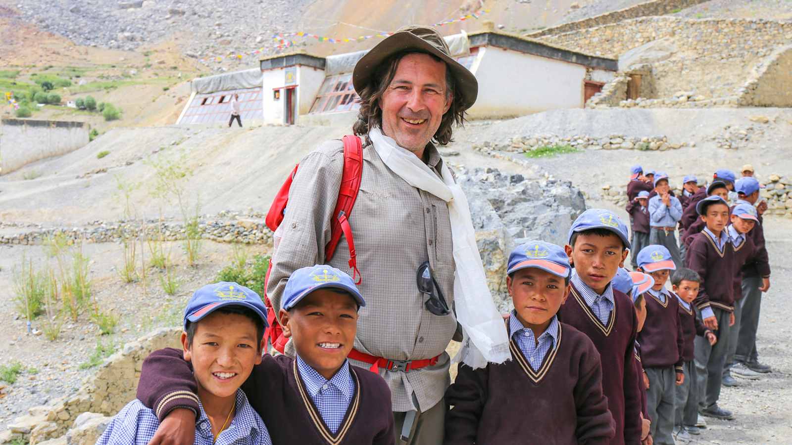 Weltweitwandern: Christian Hlade in Lingshed in Ladakh