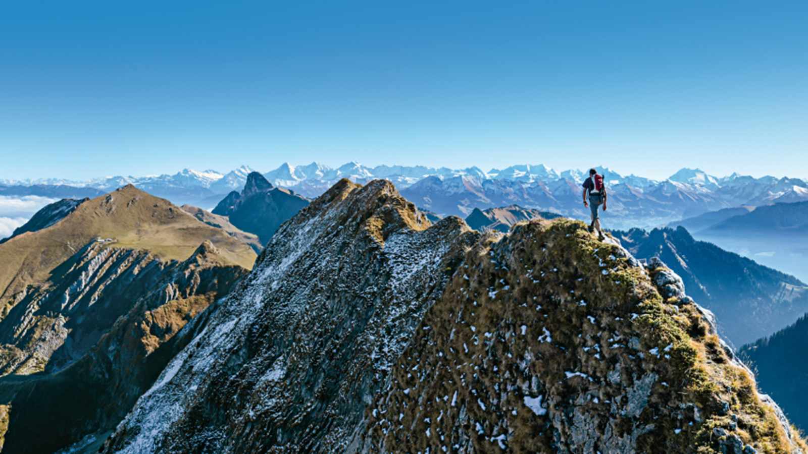 Gratroute über die Chrummfadenflue in der Schweiz