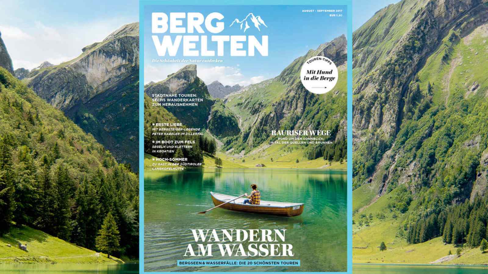 Cover vom Bergwelten Magazin (August/September 2017)