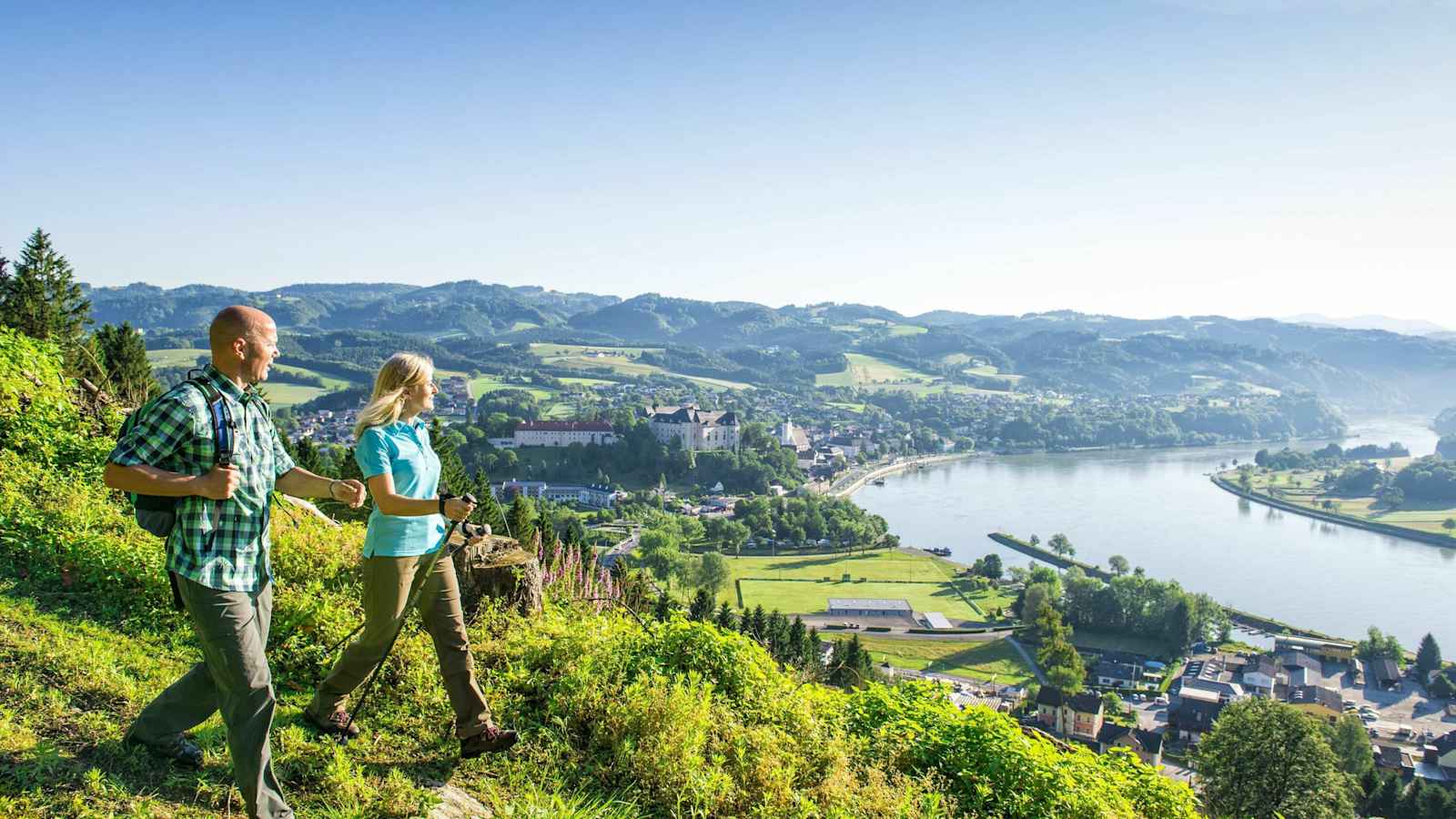 Sagenhaft schöner Blick auf Grein