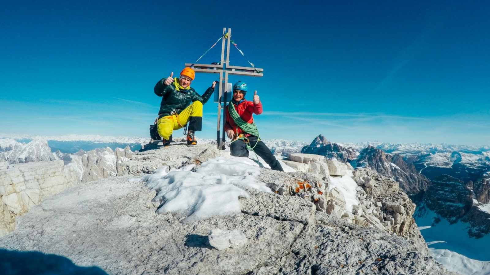 1. Drei Zinnen Traverse Winterbegehung