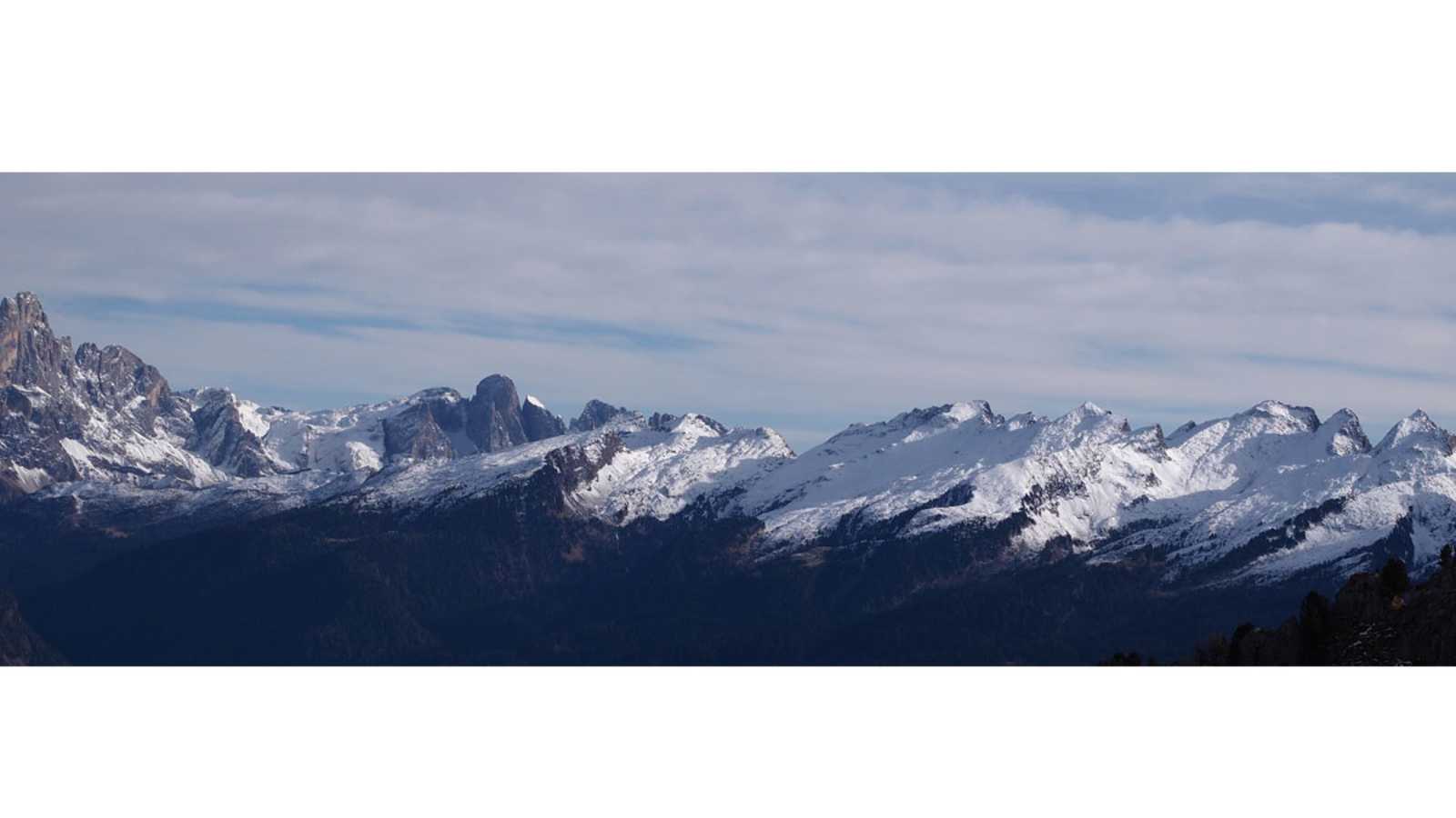 Ski Center Latemar: Blick in die Dolomiten