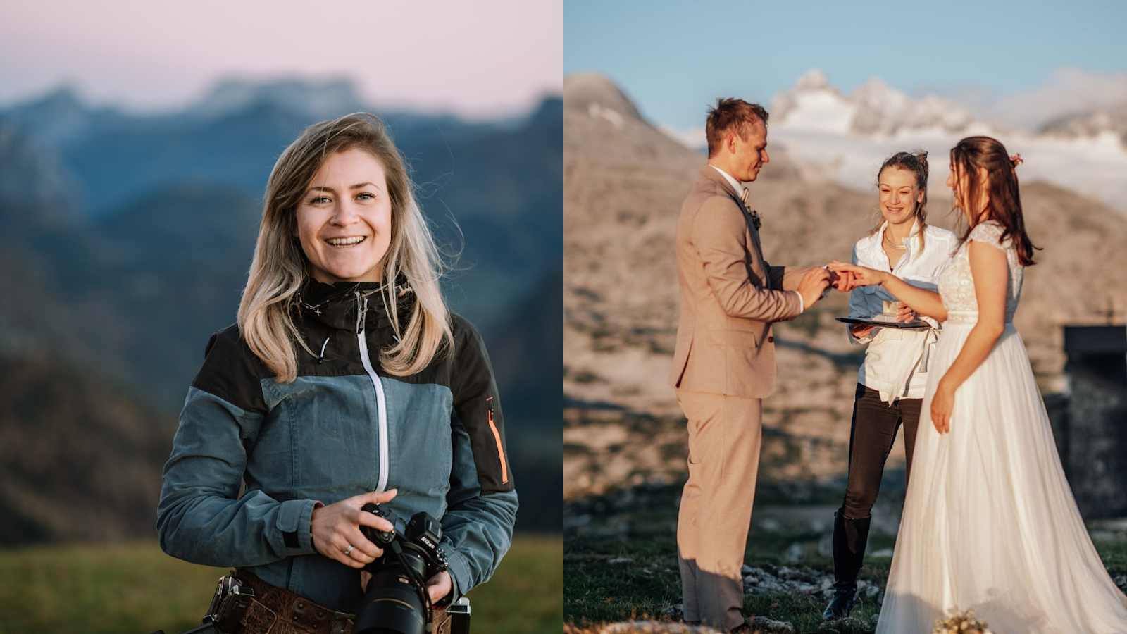 Marlene Brandl, Fotografin und passionierte Bergsportlerin, und Julia von Freie Trauung am Berg haben sich diesem Thema verschrieben und sorgen gemeinsam für eine zauberhafte und unvergessliche Atmosphäre.