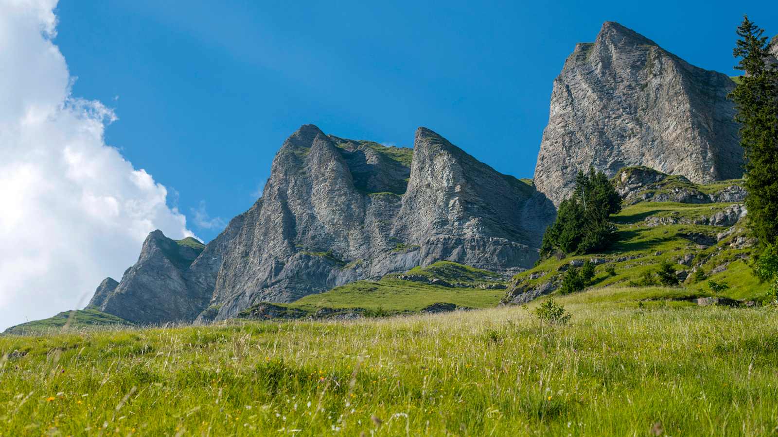 Atemberaubendes Bergpanorama.