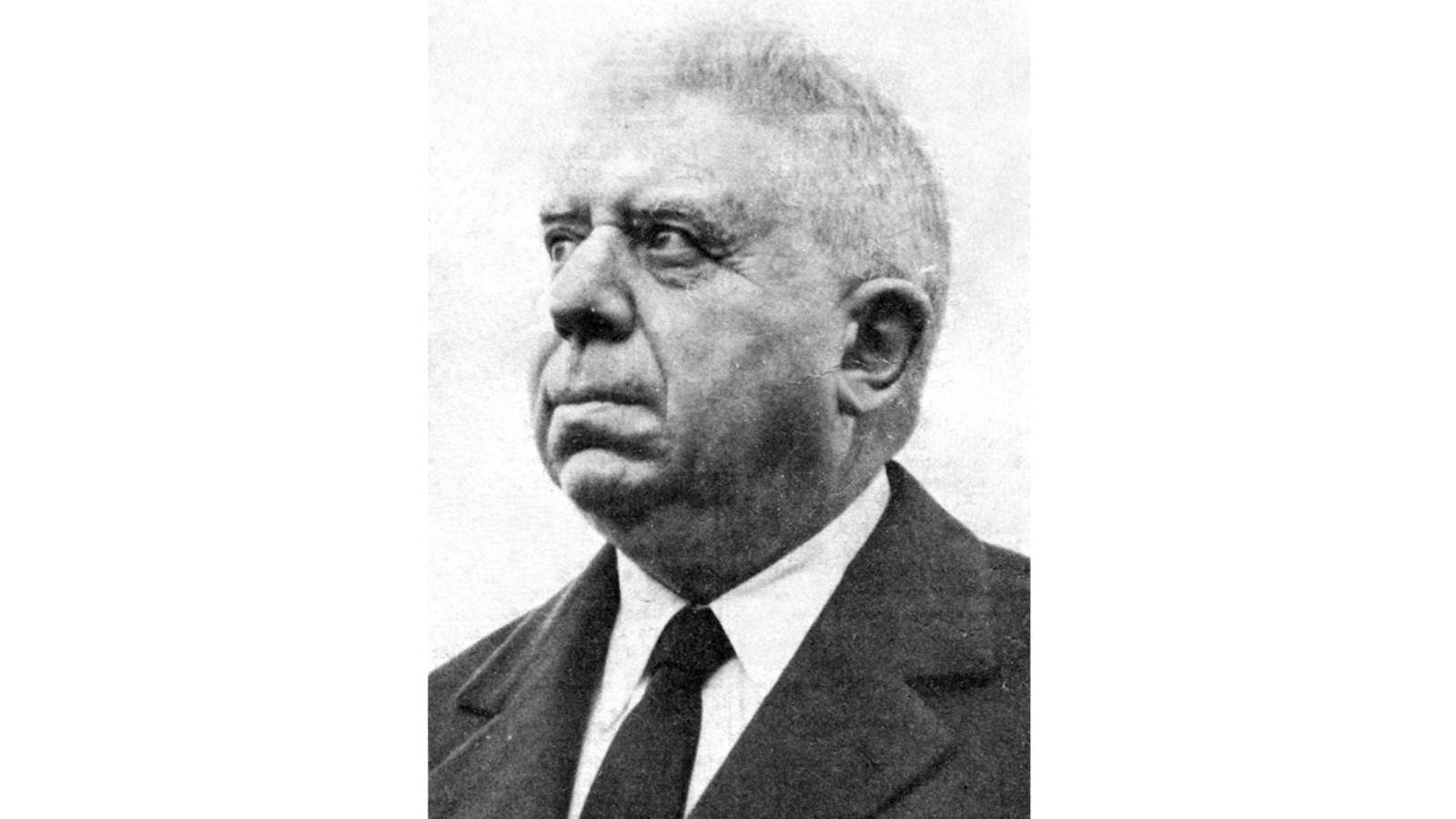 Der italienische Schriftsteller Eugenio Montale