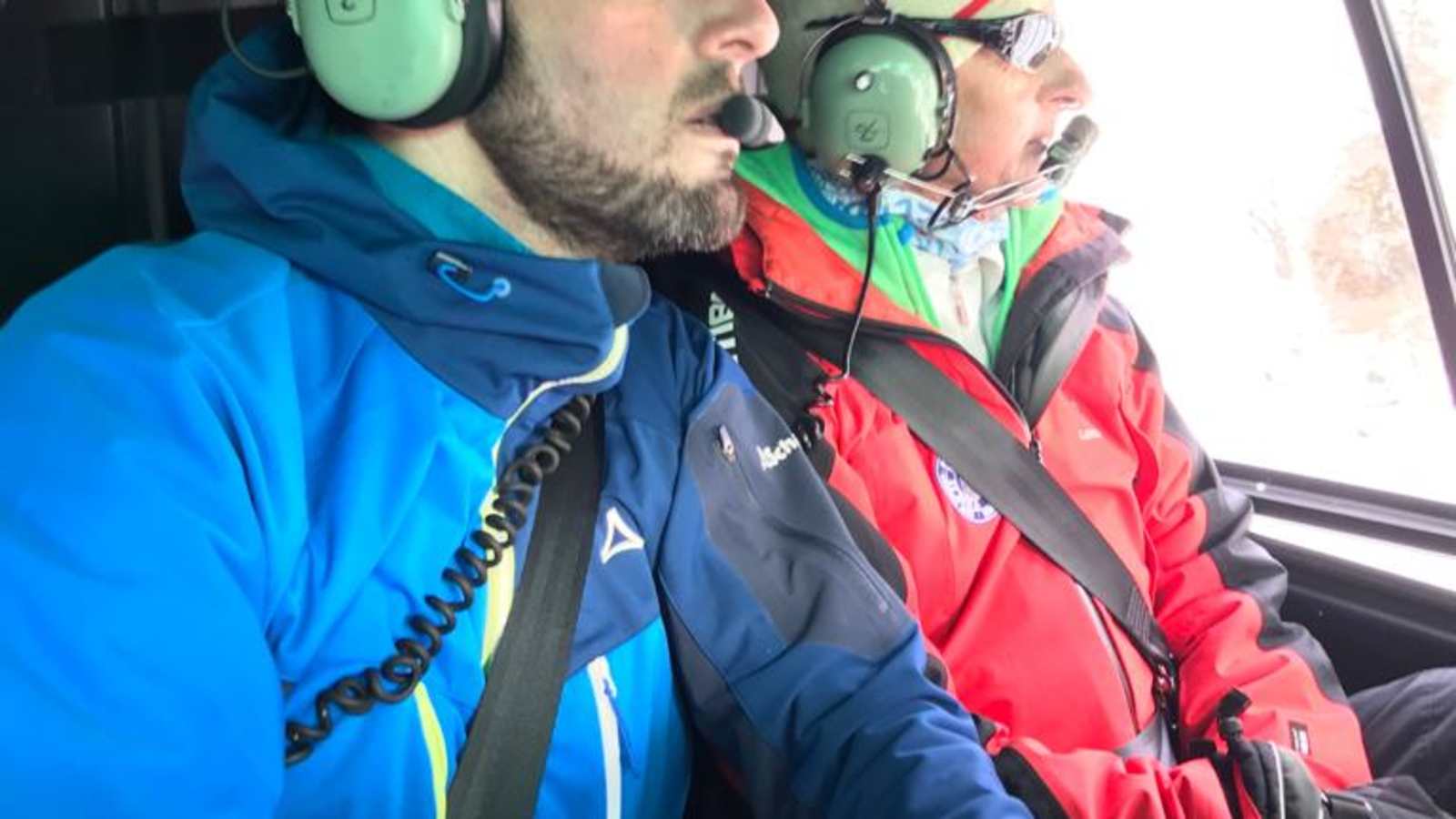 Franz bei seiner Arbeit für die Lawinenkomission.