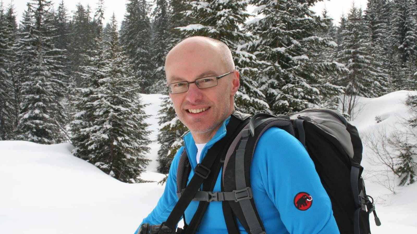 Umweltdachverband: Franz Maier auf Skitour im Toten Gebirge