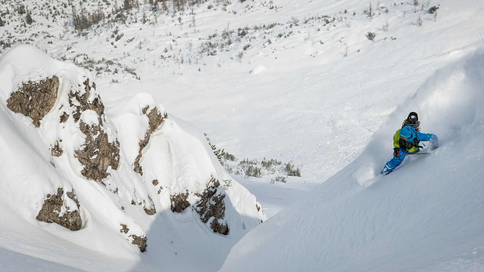 Freeriden im Karwendel in Tirol