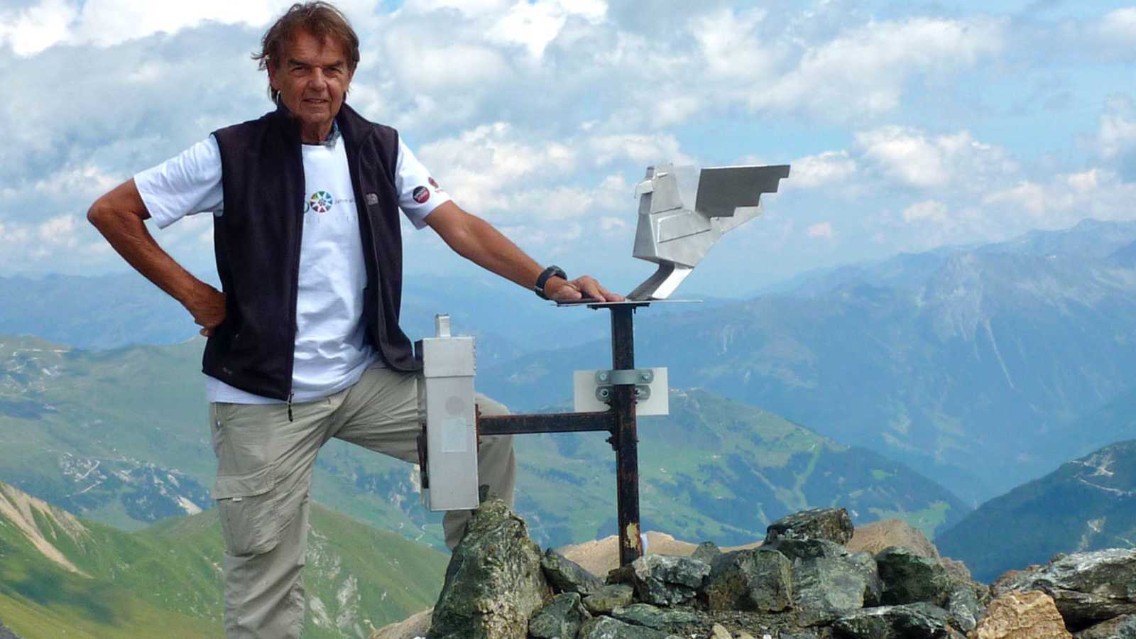 Gerald Aichner am Geier in den Tuxer Alpen