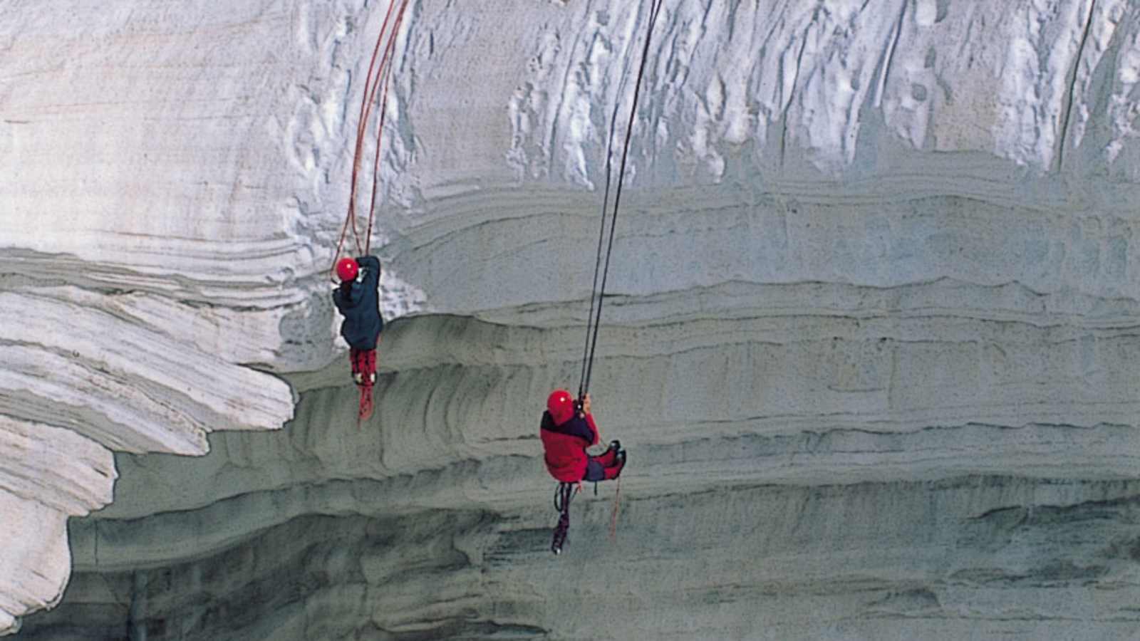 Am Gletscher mit Kindern: Abseiltechnik