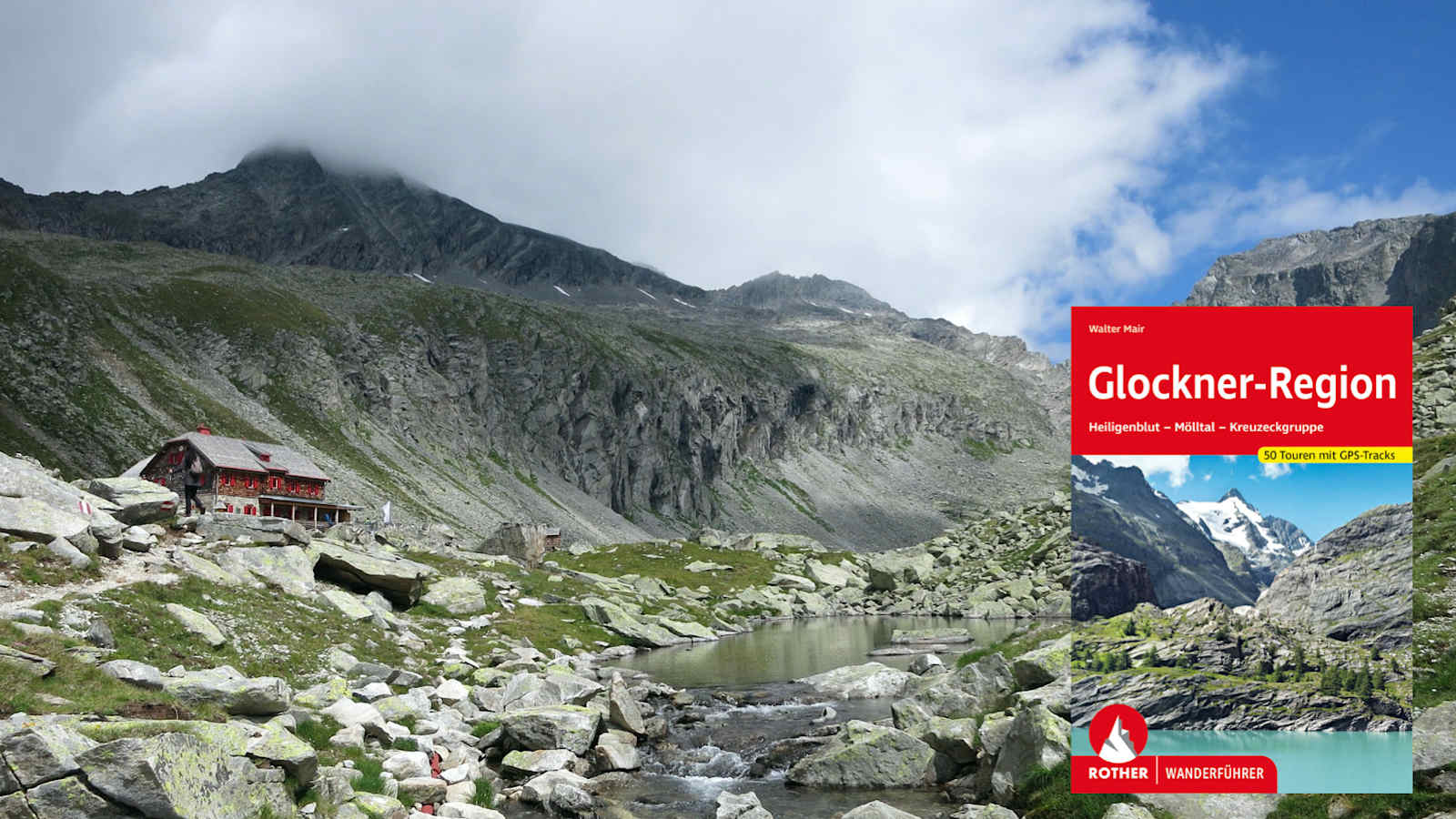 Das Arthur-von-Schmid-Haus liegt an der Tour zum Säuleck, die im Rother Wanderführer „Glockner-Region“ im Detail beschrieben ist.