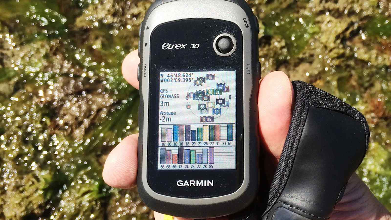 Höhenmesser: GPS-Gerät „GLONASS Etrex 30 GARMIN“