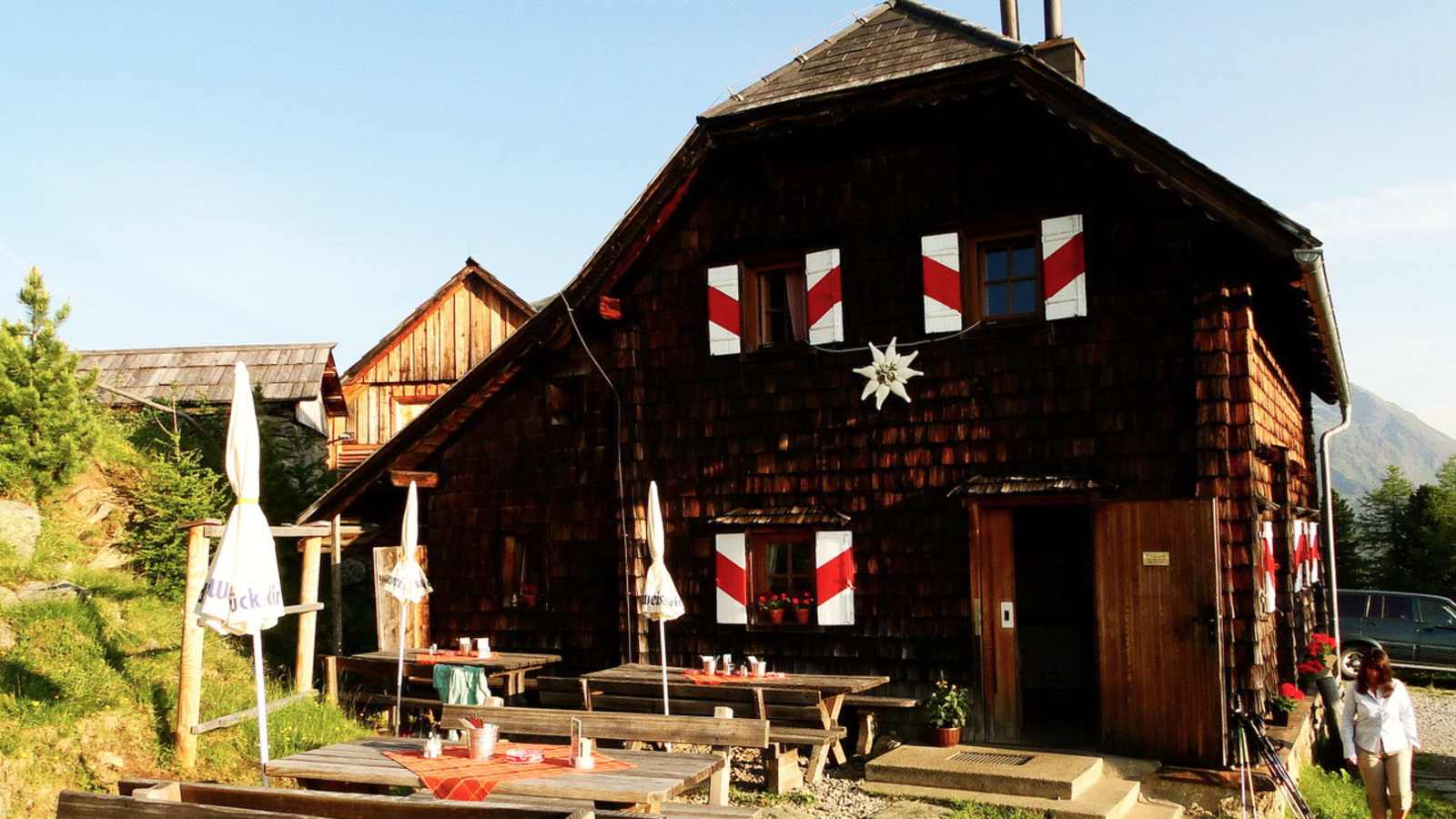 Die Grazer Hütte in den Schladminger Tauern in der Steiermark