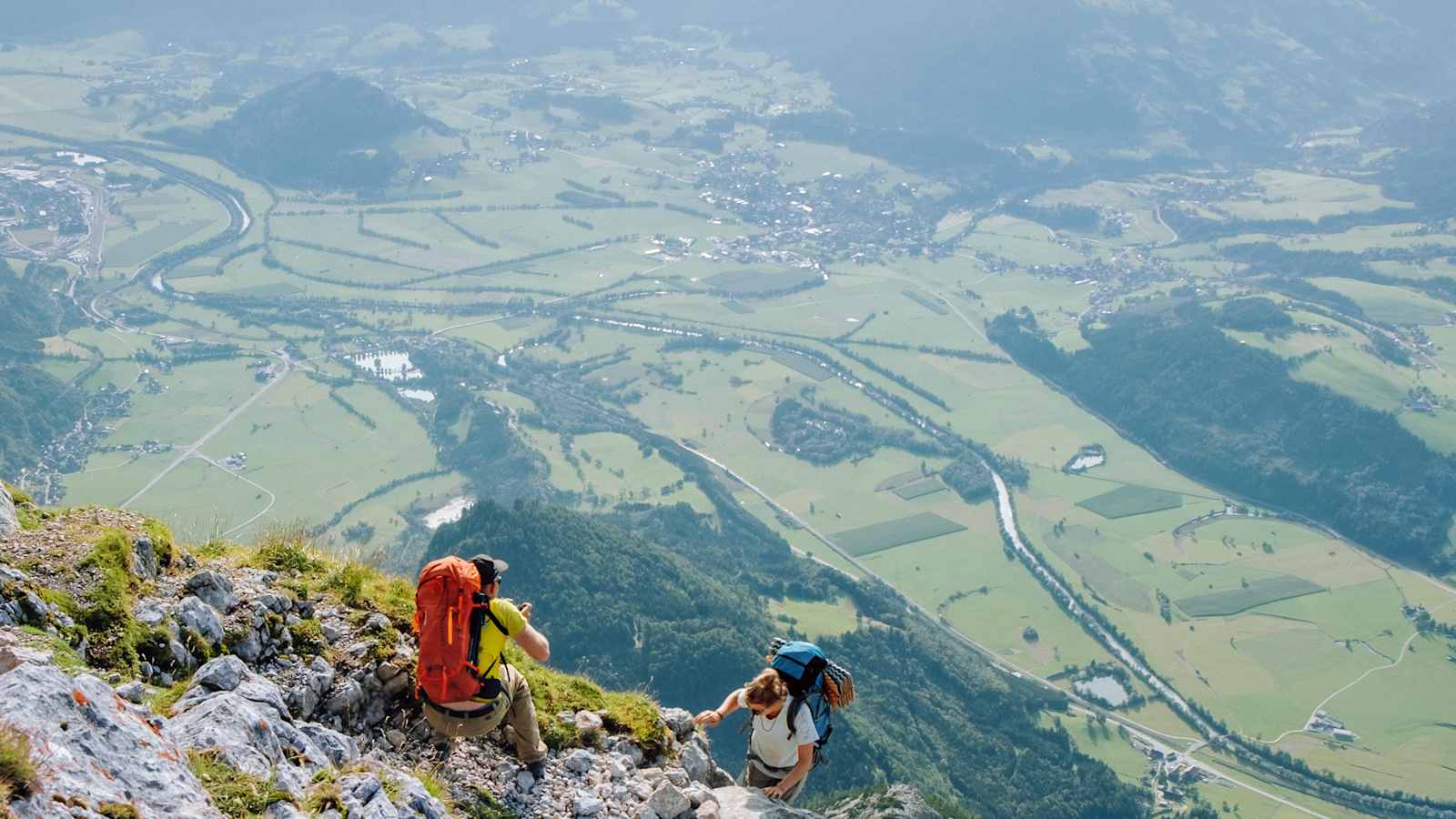 Bergsteiger am Grimming