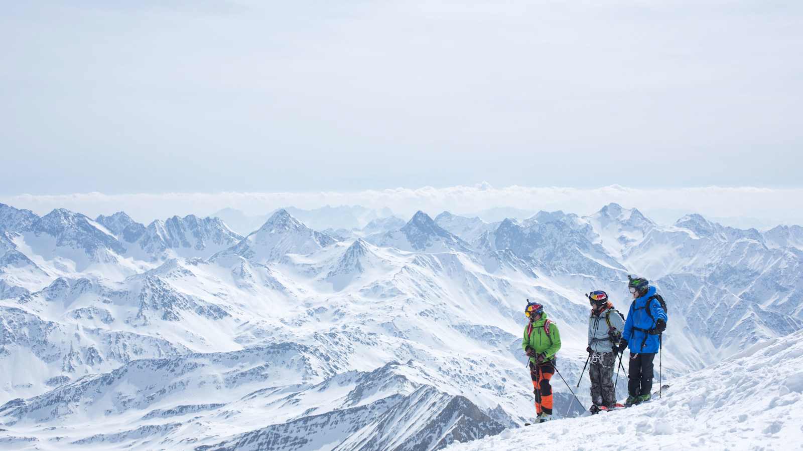 Skitour am Großglockner: Blick in die Gipfelwelt der Hohen Tauern