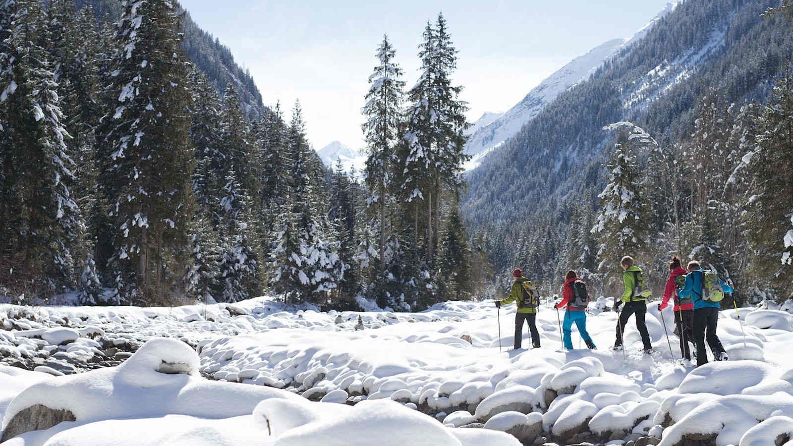 Schneeschuhwandern im Untersulzbachtal