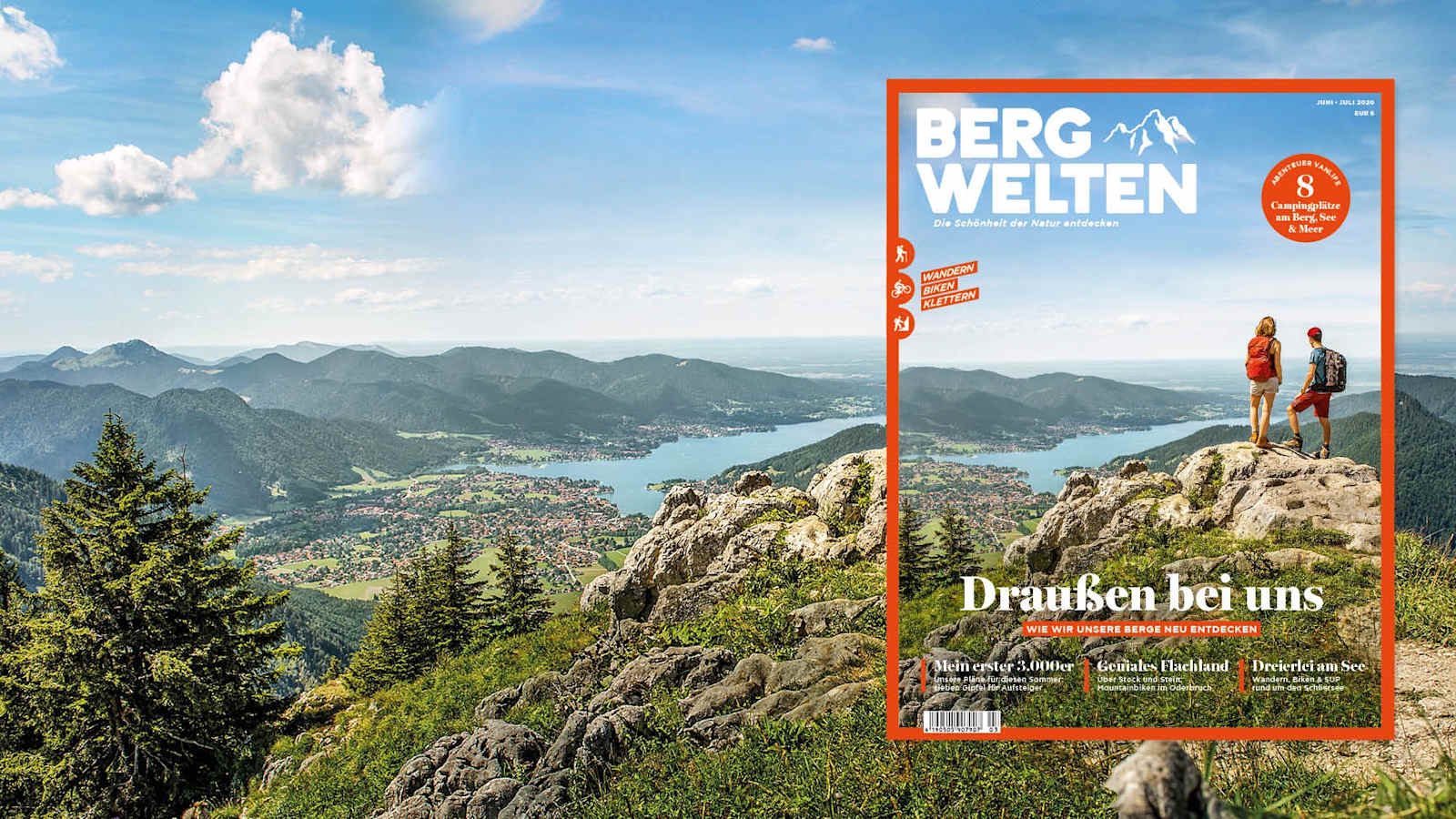 Das aktuelle Bergwelten Magazin (Ausgabe Juni/Juli 2020)