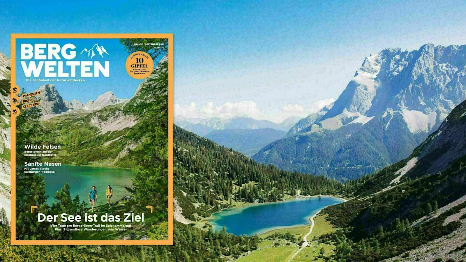 Das neue Bergwelten Magazin August/September 2021